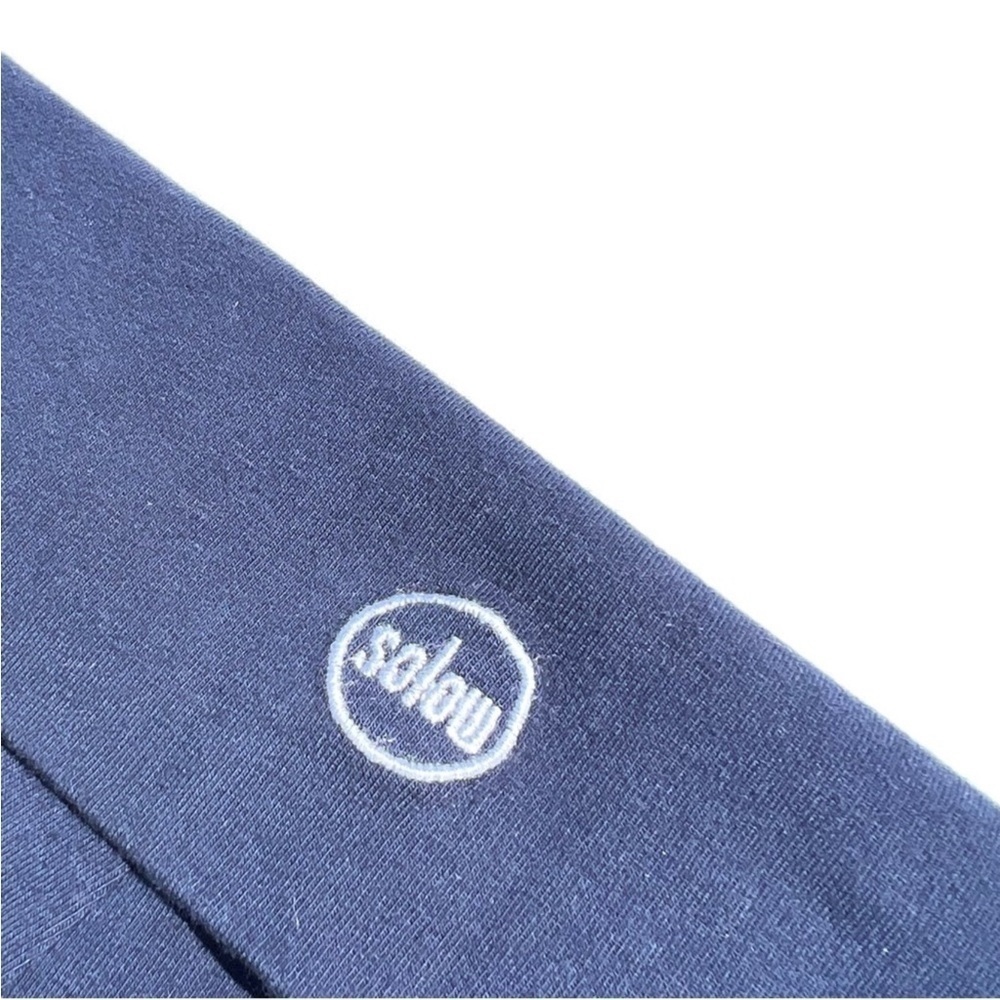 Solow Foldover Flare Legging Girls Size Small (7-8) Navy Blue so low New NWT - Picture 3 of 6